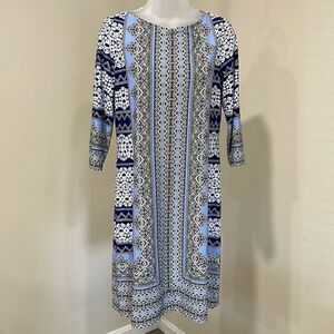 NWOT Maggy L Blue Dress.  Size 8 M medium
